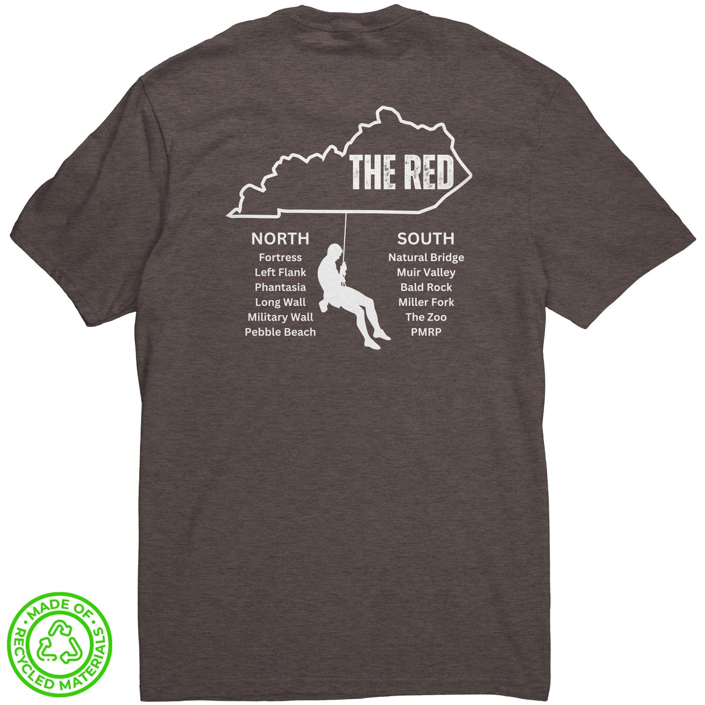 Eco-friendly Re-Tee (The Red North and South)